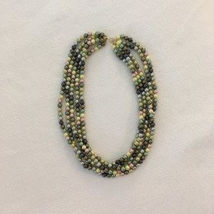 Multi-strand Faux Pearls
